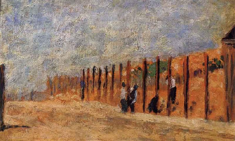 Georges Seurat Piling Farmer